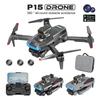 Новый БПЛА P15, аэрофотосъемка, самолет, ESC HD, двойная камера, Wi-Fi, FPV, предотвращение препятствий, GPS-позиционирование, защита от столкновений, квадрокоптер, игрушка в подарок