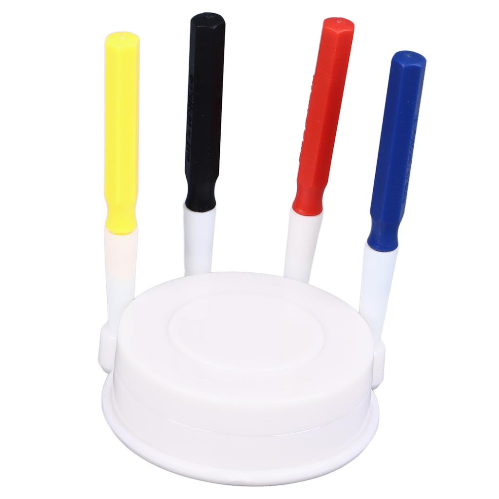 Watch Oiler Set 4 Tip Sizes 3 Recesses Oil Cup Oil Pen Watch Repairing Accessory for Watches Clocks