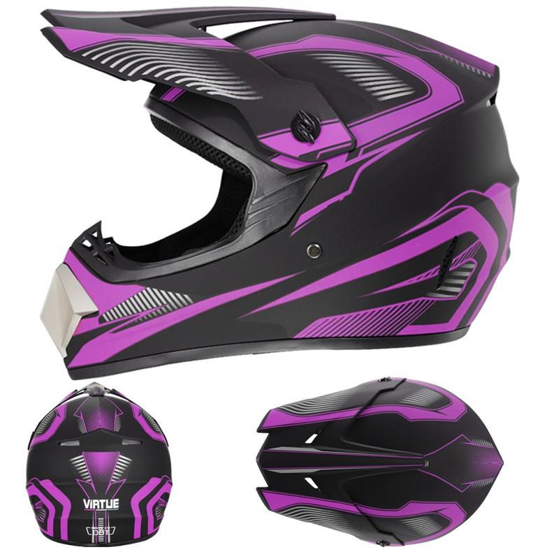 Full Face Motorcycle Helmet Off-Road Karting Mountain Downhill Racing - Adult Mens Cycling Safety Gear