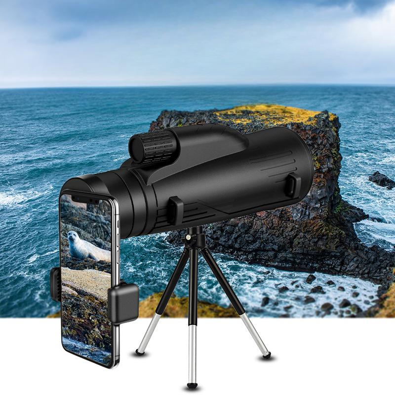 Трансграничный монокуляр 12 × 50, портативный портативный прибор для поиска птиц для взрослых, оптические мощные очки для взрослых, новинка