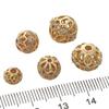 Copper Micro Inlaid Zircon Drill Ball Beads For DIY Earring Bracelet Necklace Jewelry Making Craft Accessories