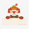 Clown Cute Clown Drawing Iron On Heat Transfer Printing Vinyl Patches Sticker for Clothes DIY Appliques Washable Patches