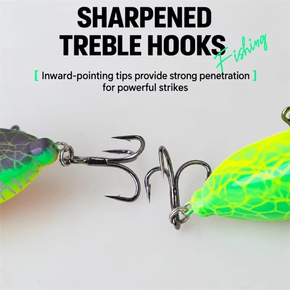 Noisy Design Topwater Fishing Lure Floating Type Insect Fishing Lure Floating Hard Bait  For Bass