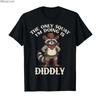 The Only Squat Im Doing is Diddly Funny Cowboy Raccoon Meme Tshirt For Men Women 100 Cotton T Shirts Short Sleeve Tops 04172