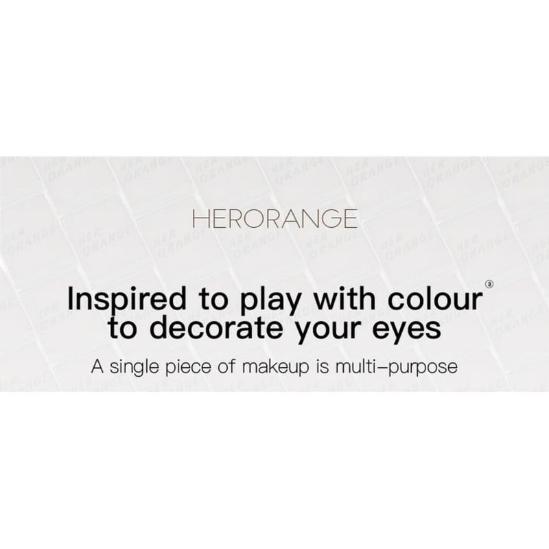 HERORANGE - Легкая Роскошь Блестящие Монохромные Тени для век - 7 Цветов