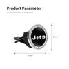 CZY2 Air Outlet Aromatherapy Clip Car Solid Perfume Freshener For Jeep Grand Cherokee Wrangler JK Gladiator Compass Renegade Patriot
