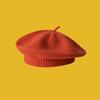 Fashion Cute Baby Knitted Beret Hat Solid Color Children's Warm Hats Autumn Winter Cap For Kids Outdoor Bonnet Accessories Gift
