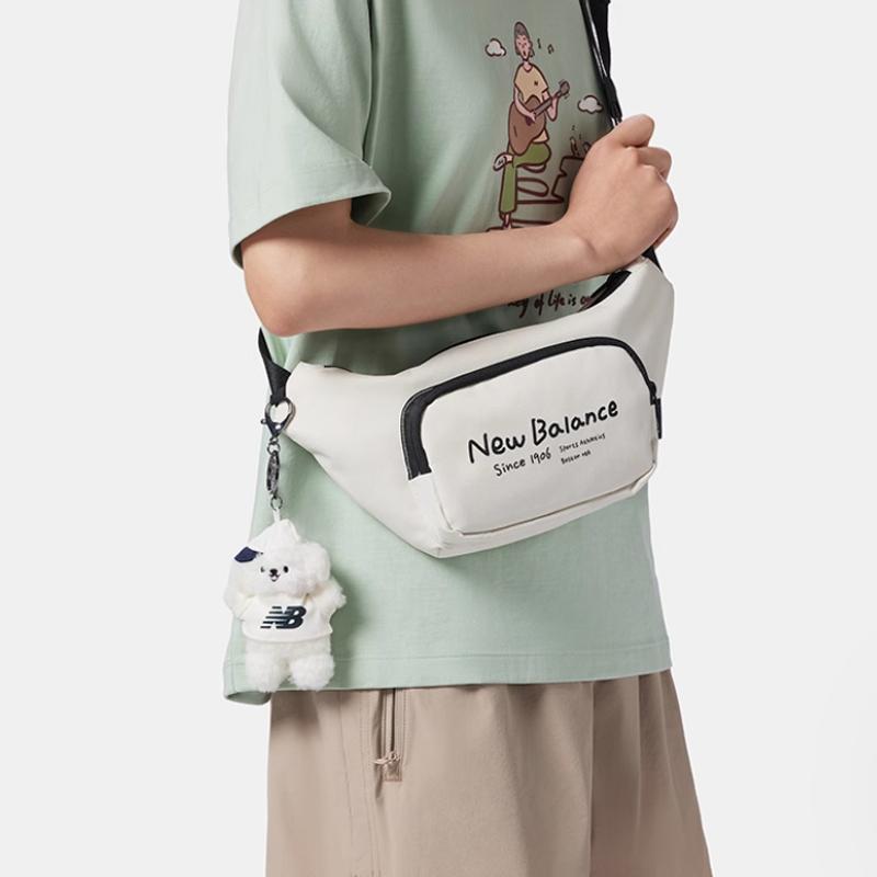 New Balance Тканевая поясная сумка обычная унисекс белая New Balance LAB42409CIC