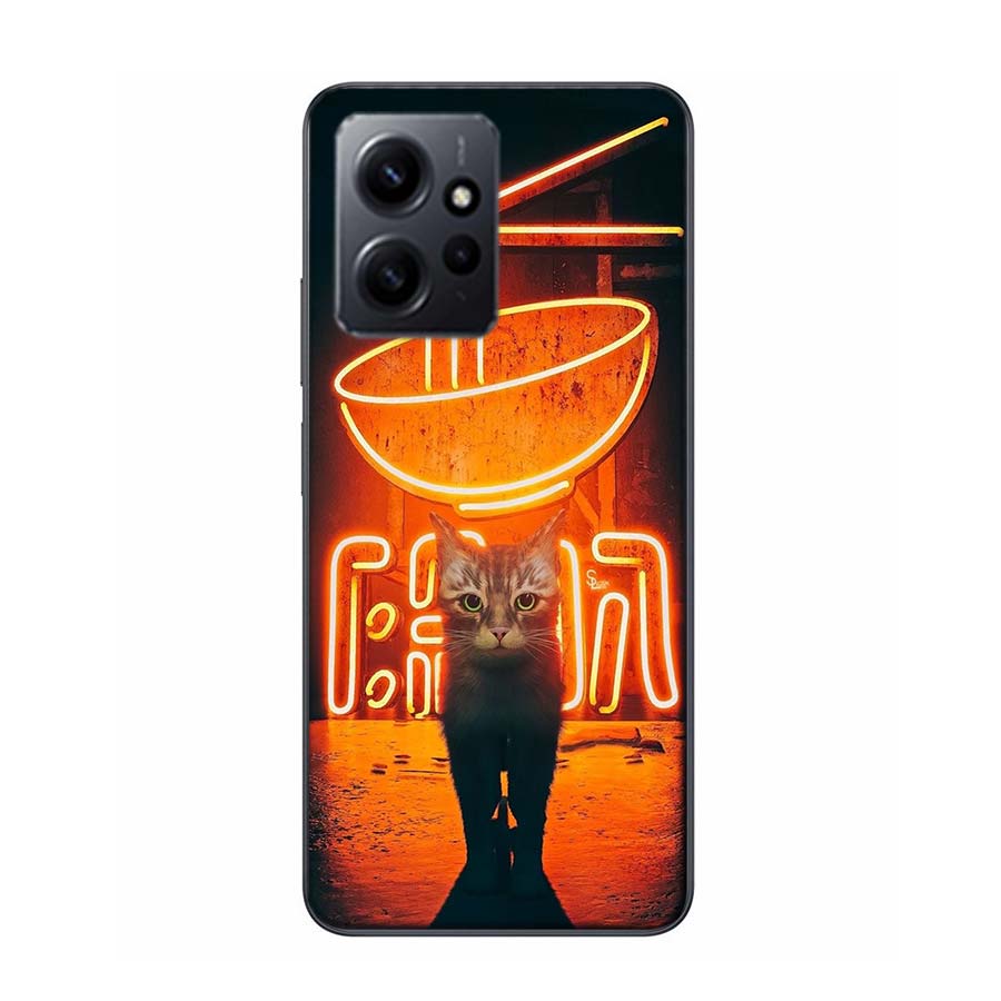 Игровой чехол S-Stray Cat для Redmi Note 14 15 Pro 5G 13 12 Pro Plus 11 11T 11E 11S 10 Pro 10S 9 9S, прозрачный силиконовый чехол Capa
