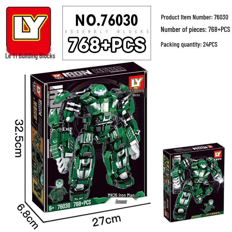 Совместимые Железные Меха Герои Строительные Блоки - Мелкие Детали Развивающие Игрушки для Детей