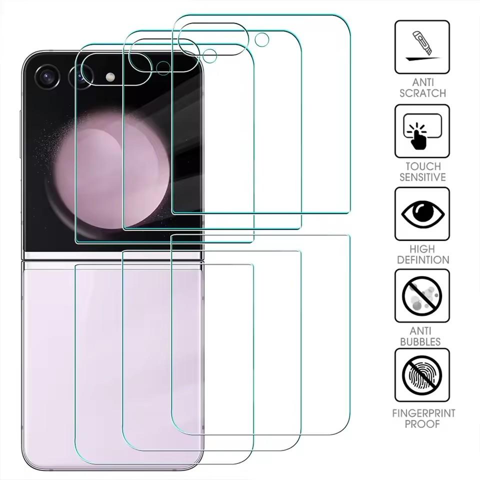 Для Samsung Galaxy Z Flip 7 Защитная пленка для переднего экрана Тонкое закаленное стекло Твердая защита от царапин Защитная крышка для Galaxy Z Flip 7