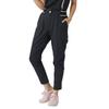 Tucked Long Pants Tapered Water Repellent Lightweight Stretch 715320W Black [Marie Claire] Women's