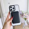 Магнитный слот для карт, прозрачный чехол для телефона iPhone 16 Pro Max 15 14 Pro 13 12 11 для Magsafe, противоударный металлический защитный чехол для объектива