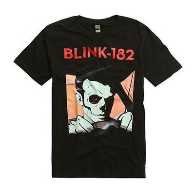 100% хлопок ТОПЫ UNISEX ФУТБОЛКИ МУЖСКИЕ ЖЕНСКИЕ Blink 182 Калифорнийская панк-рок группа Футболка Футболка Взрослый Унисекс Новый