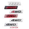 3D Metal 4WD Car Side Fender & Rear Trunk Emblem Badge Sticker for 4X4 Off-Road SUV - Vehicle Accessory Logo Decal