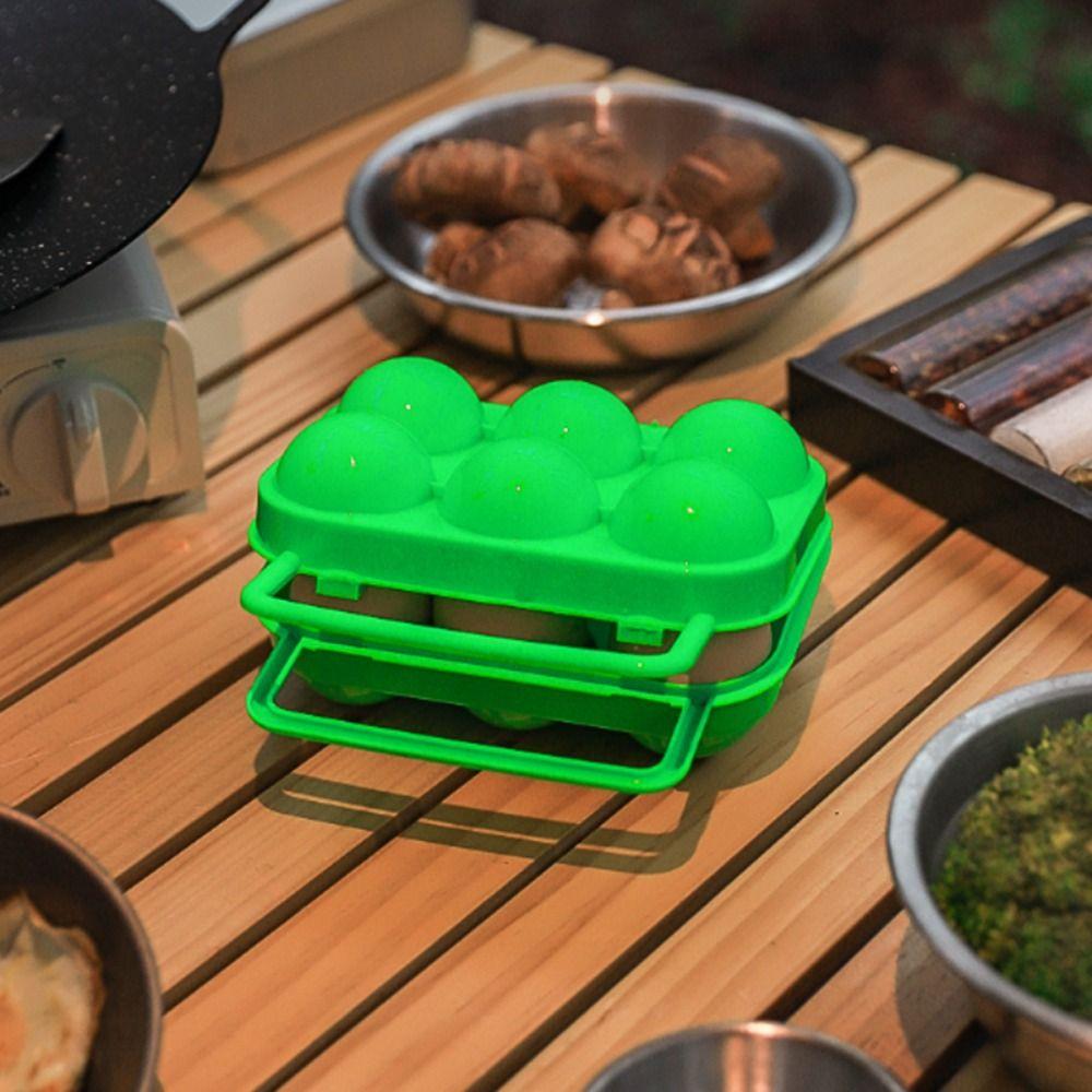 Outdoor Camping Kitchen Organizer Case Rack Holder Egg Box Egg Holder Egg Container Storage Case
