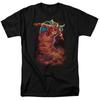 Justice League Of America Tornado Cloud Mens T Shirt Black Officially Licensed