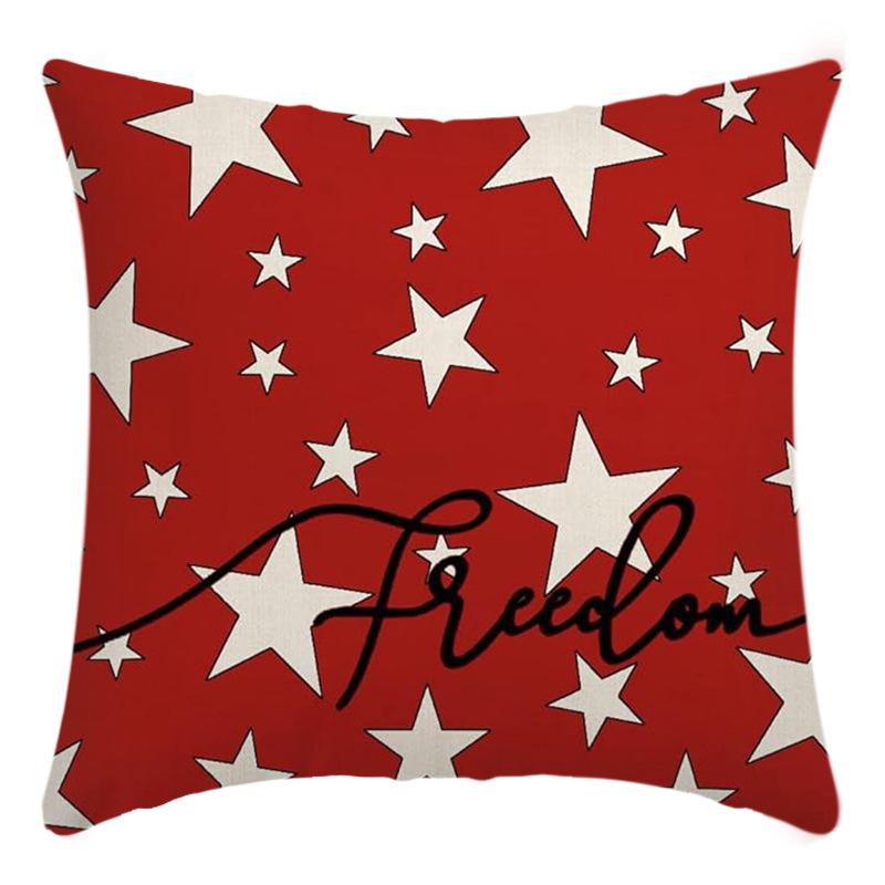 Новая наволочка-подушка ко Дню независимости, скандинавская льняная наволочка