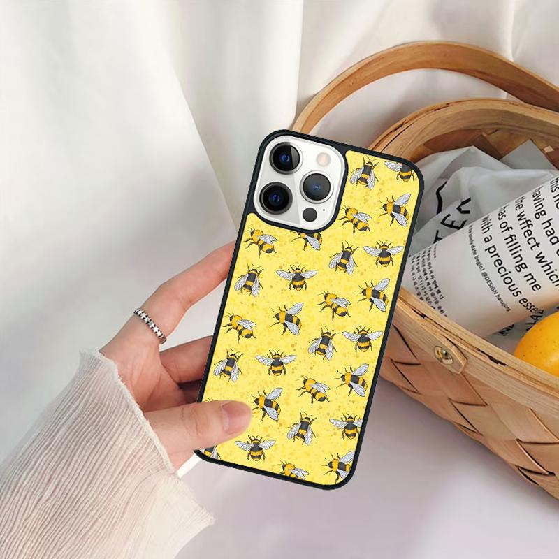 Чехол для телефона с пчелами для iPhone 17 Air 16 15 14 11 12 13 Pro MAX Plus coque Чехол-оболочка