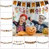 Hanging Happy Halloween Paper Banner Paper Pumpkin Letter Flag  Haunted House