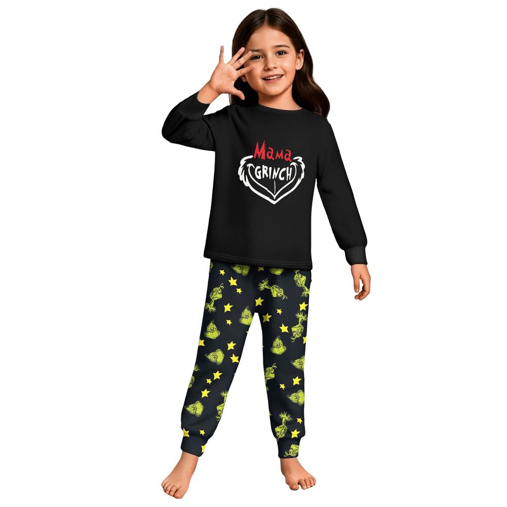Children's Boys And Girls Thin Two-piece Long-sleeved Pants Two-piece
