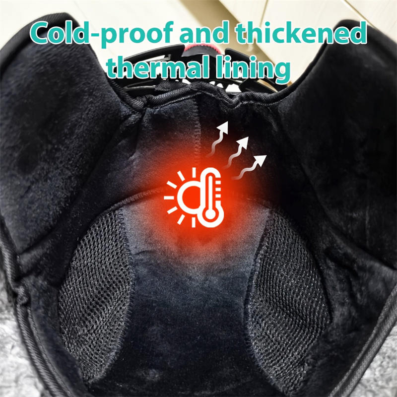 Зимняя электрическая мотоциклетная подкладка для шлема Теплая шапочка с подкладкой Защита ушей Головной убор Подкладка для мотоциклетного шлема Велосипедное снаряжение