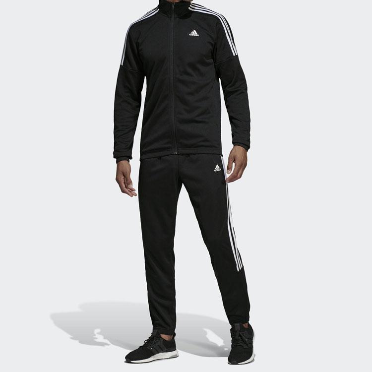 adidas Повседневная спортивная одежда Мужская Черная С воротником-стойкой Умеренная DV2447