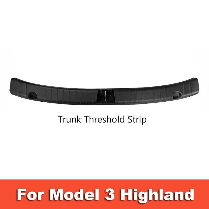 Для Tesla Model 3 Highland 2025 Model Y 2025-2025 Juniper 2026 TPE Противоцарапающая Накладка на Порог Багажника Защита Угловых Элементов Боковины