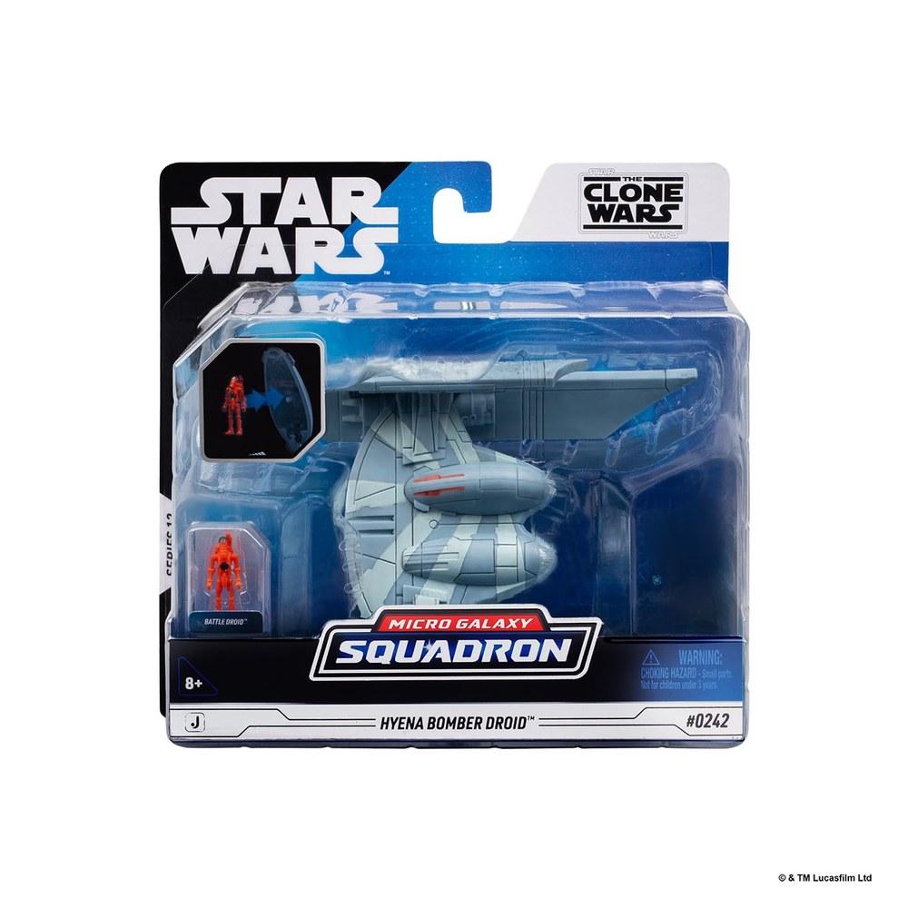 Jazwares Звездные Войны Micro Galaxy Squadron Бомбардировщик класса «Гиена» Истребитель Серия 12 Транспортное средство без масштаба
