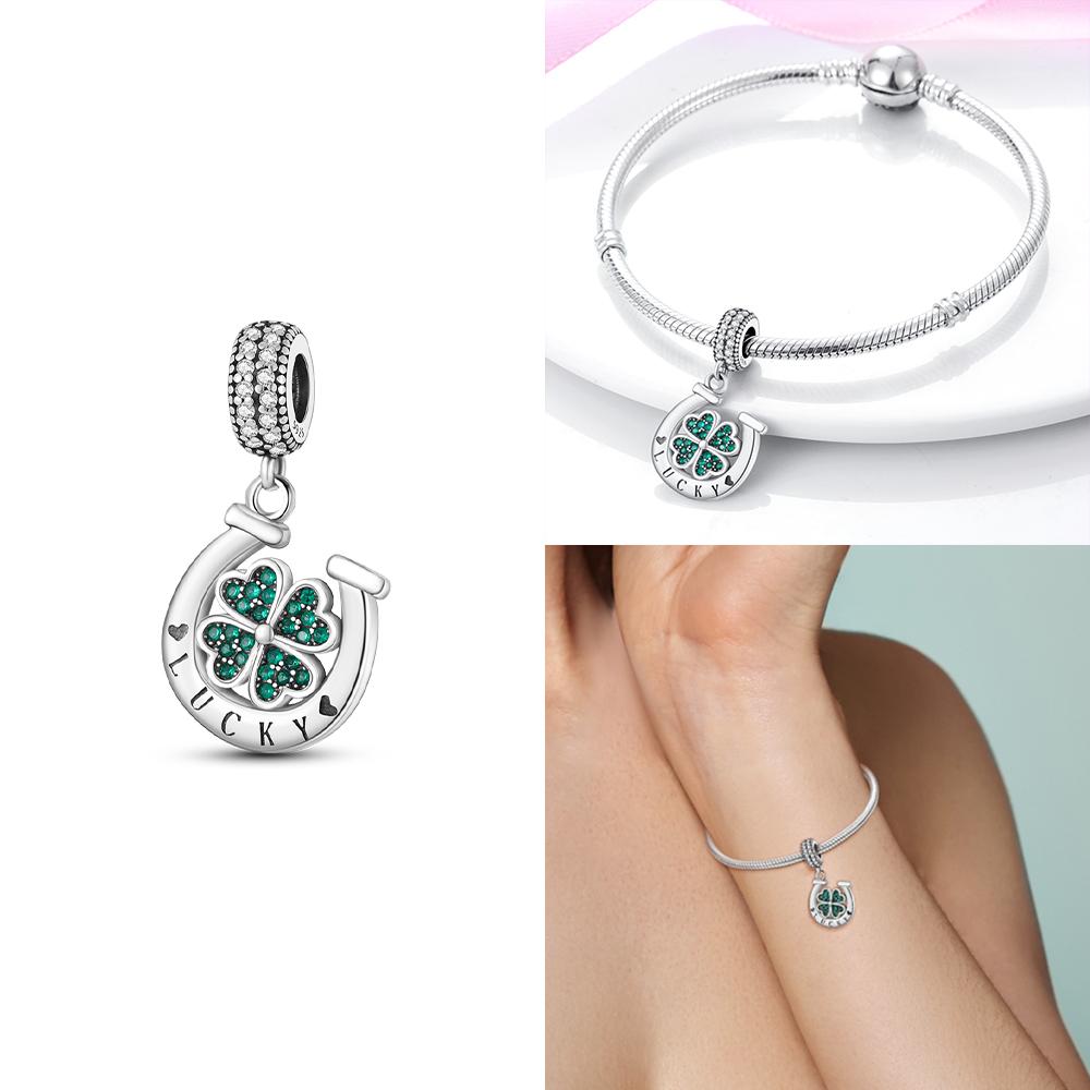 S Charms Beads Fit Pendant Charm Copper Original Bracelet Dangle For Women Diy Fine Jewelry Making Fine Gift