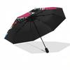 Power Rangers Auto Open Close Umbrella Foldable 3 Tier Design, 8 Bone Iron Frame Outdoor Umbrella Perfect Gift for Fans, Travelers, and Dail
