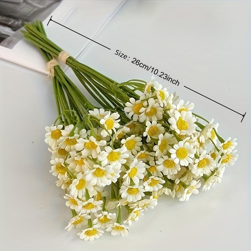 Букет из ромашек, написанный от руки, Свежая цветовая гамма, Подходит для украшения в отелях, домах, офисах, на свадьбах и обеденных столах
