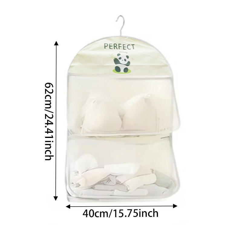 Двухслойный подвесной органайзер для хранения, подвесной органайзер для хранения носков, сетчатый органайзер для шкафа/общежития, настенный органайзер для сортировки нижнего белья