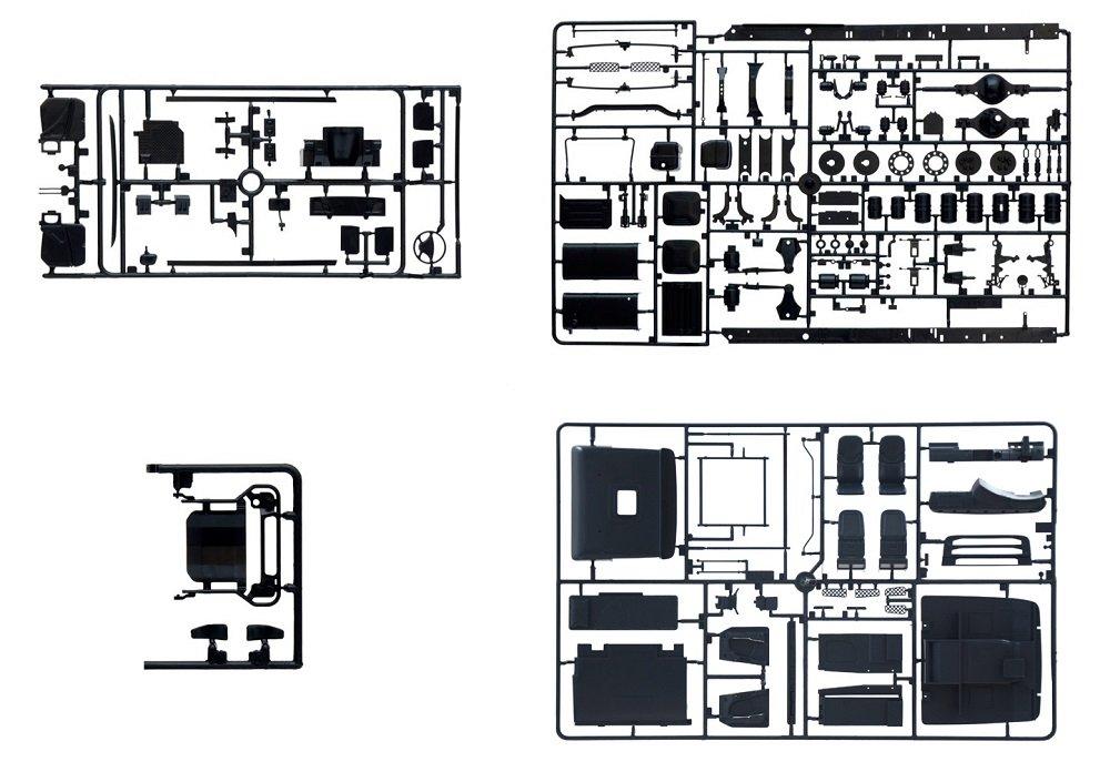Italeri Масштаб 1/24 Тягач Scania R730 Streamline IT3932