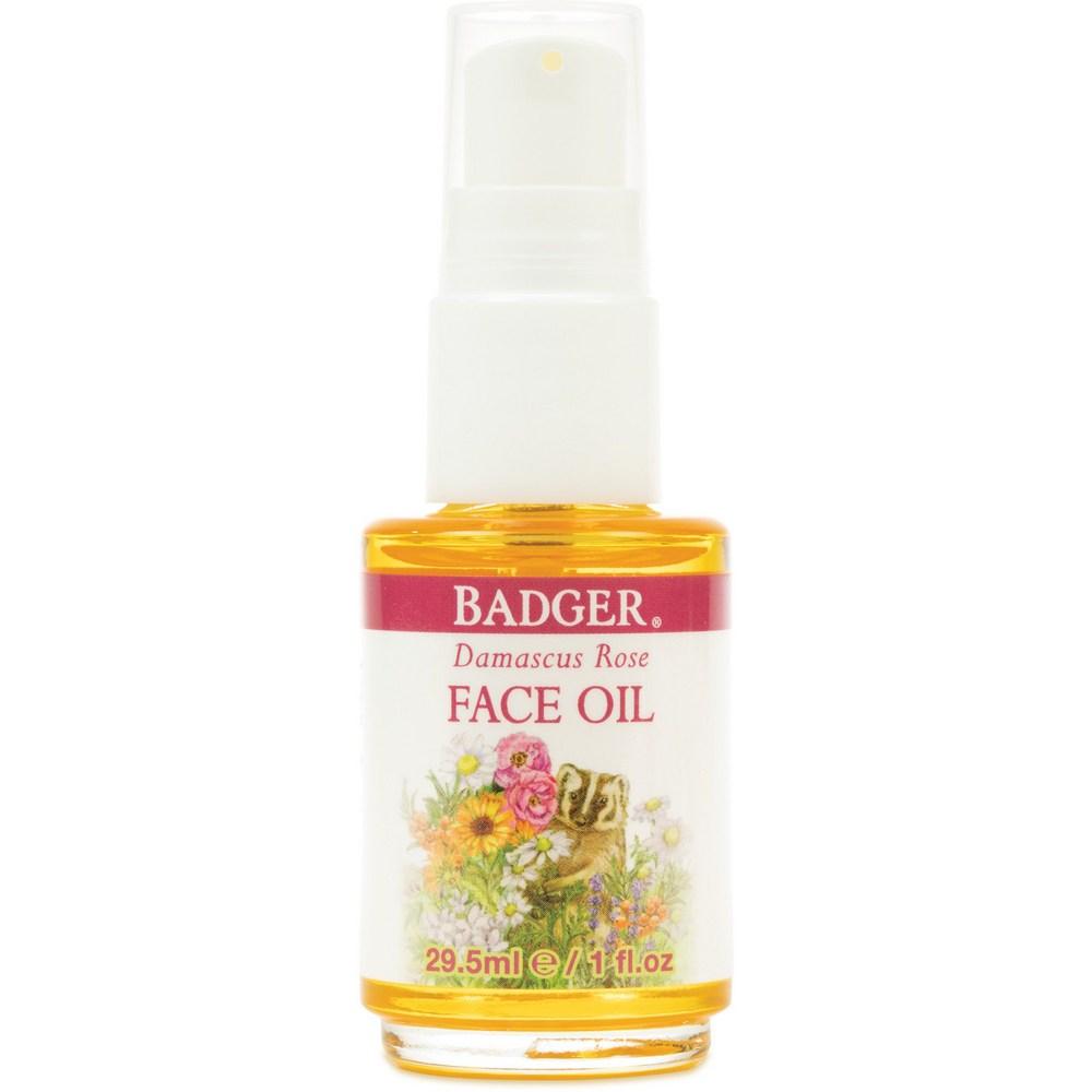 Badger Масло для лица Дамасская роза для сухой нежной кожи 29,5 мл