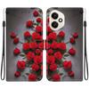 Чехол-книжка из искусственной кожи ручной работы для Honor 400/Honor 400 Pro/Honor 400 Lite Lite, противоскользящий, противоударный чехол с ремешком на запястье и дизайном в виде сердца/розы/кошки