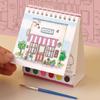 House Watercolor Painting Set DIY Painting Sketch Book Mini Painting Book  Kids