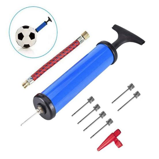 Баскетбольный насос Yousheng с игольной насадкой и удлинителем, система накачивания шлангом, эргономичный быстрый воздушный насос для футбольных волейбольных мячей для регби