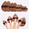 Professional Velvet Cosmetic Powder Puff S/M/L Thumb Air Cushion Puff Mini Finger Puff  Face