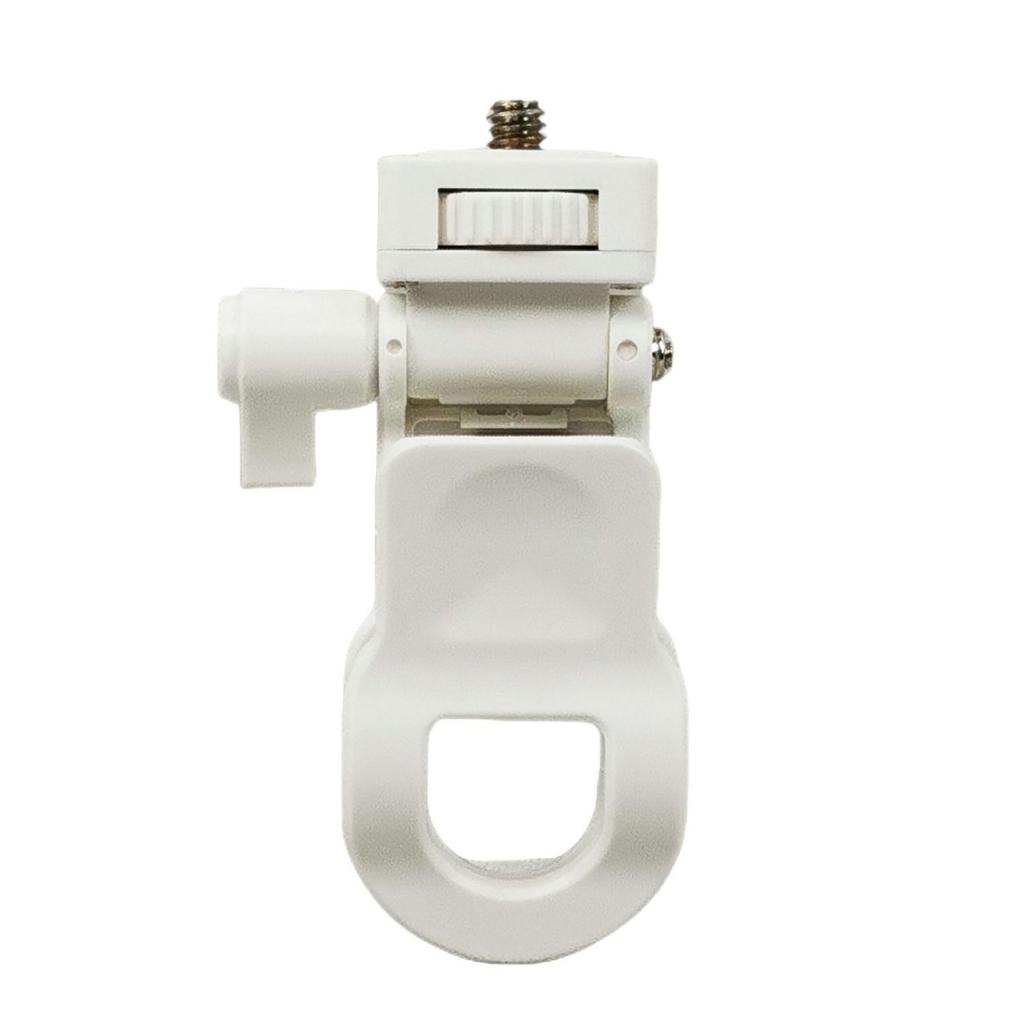 Держатель-клипса для селфи-подсветки, крепление с винтом 1/4, портативная складная подставка с регулируемым углом наклона для планшета/телефона, универсальное крепление для фотолампы