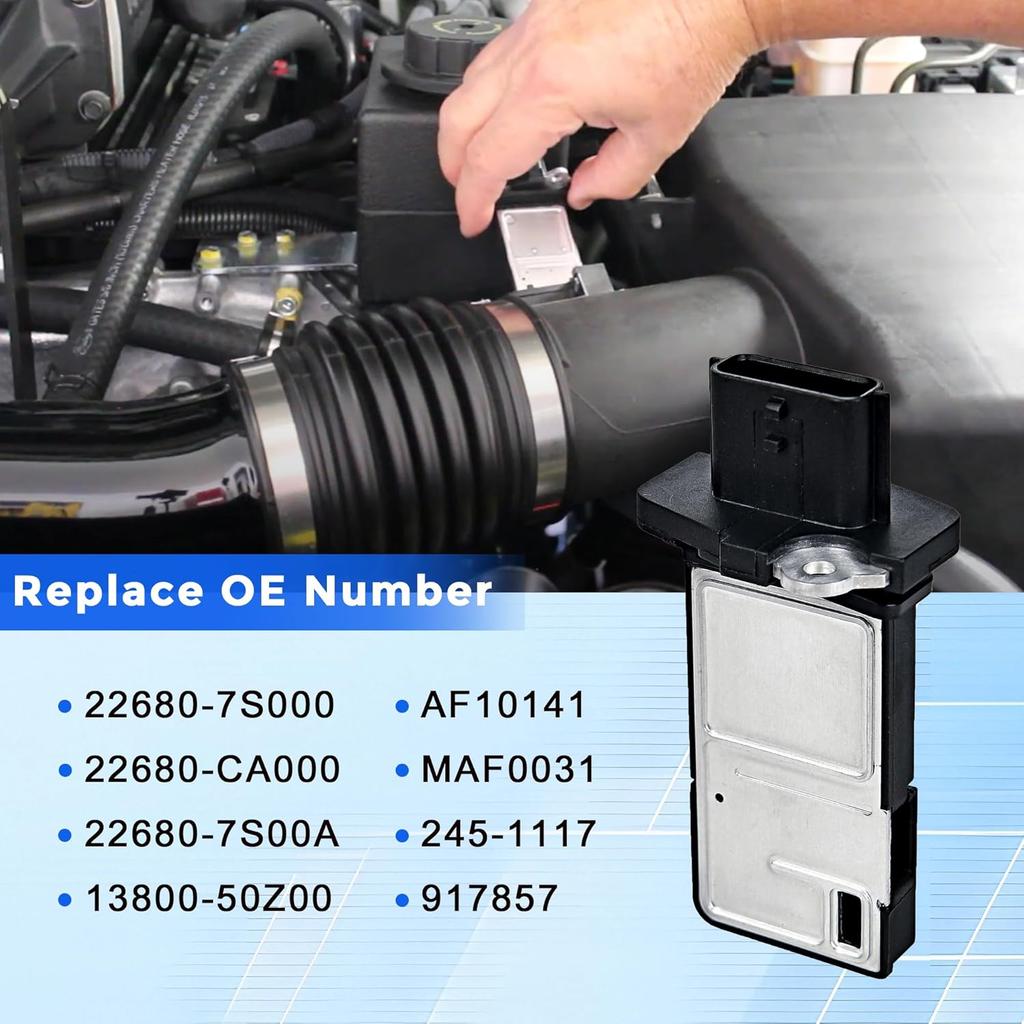 Датчик расхода воздуха ДМРВ Совместим с Nissan 350Z 370Z Altima Frontier Murano NV1500 NV2500 NV3500 Xterra Infiniti EX35 FX37 G35 G37 QX56