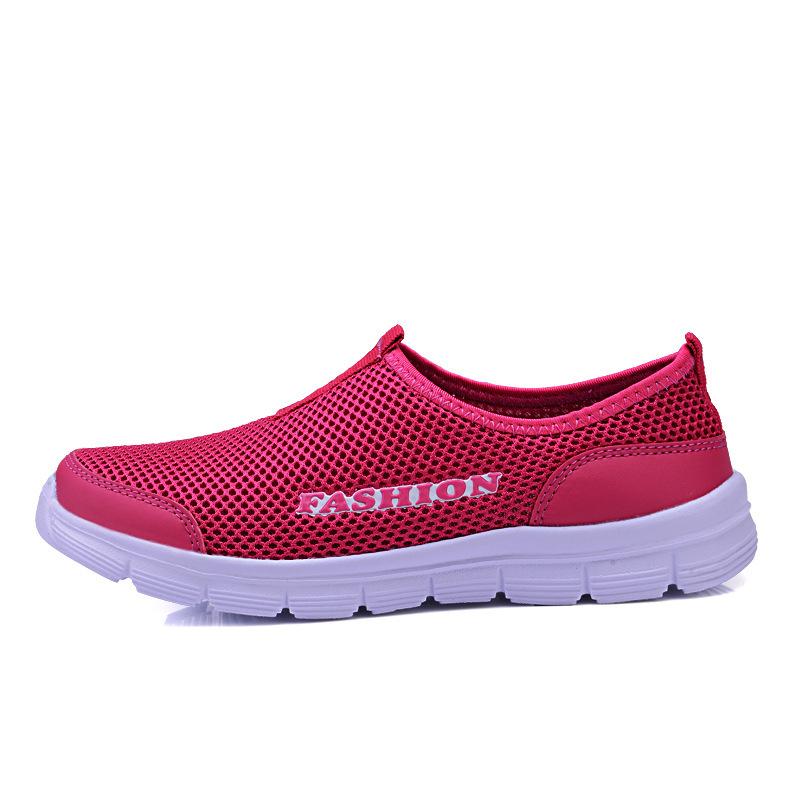 Men's sports casual shoes summer mesh shoes men's breathable mesh Korean version couple lightweight running shoes mesh women's shoes