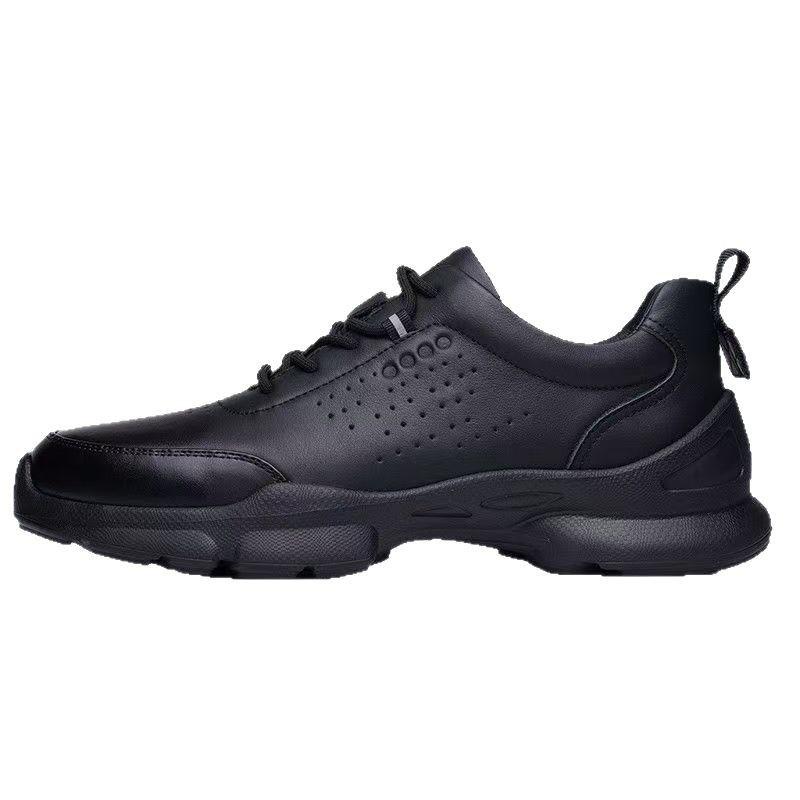 Casual Men's Shoes Comfortable Breathable Walking Shoes Soft Soles Soft Surfaces Official Solid Color Men's Shoes
