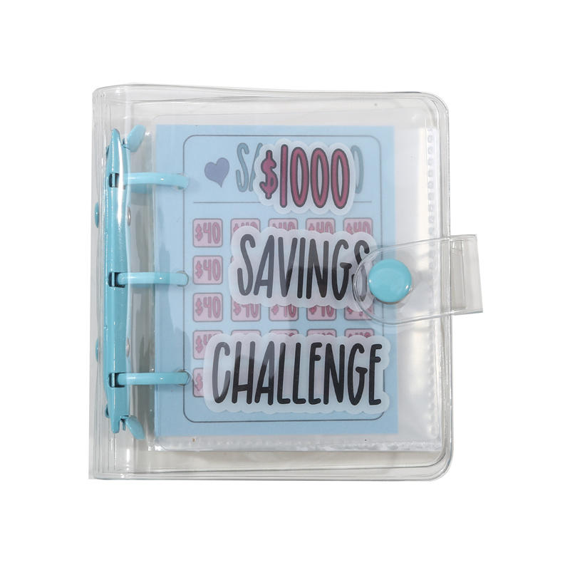 Мини-блокнот из ПВХ для экономии денег, блокнот с отрывными листами, денежная бюджетная книга, конверт, кошелек-органайзер