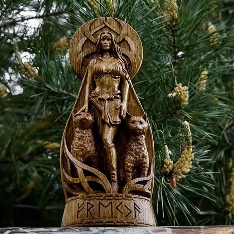 Статуэтка из смолы богини Фрейи, Декоративные поделки для дома, сада и рабочего стола