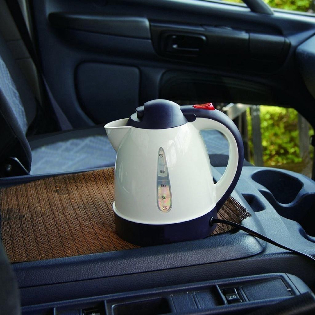Car Portable Hot Water Kettle 12V / 24V Hot Water Heater for Large Capacity Coffee Tea 1000ml