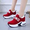 Fashion Platform Wedge Sneakers Ladies Shoes Sneaker Casual Shoes Trainers Women Female Shoes Black Red Sneakers Women Tenis Feminino