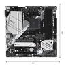 Материнская плата ASRock Micro ATX с B550, совместимая с процессорами AMD Ryzen серии 5000, от отечественного дистрибьютора, чипсет B550M Pro4, (Розетка АМ4) [Авторизованный