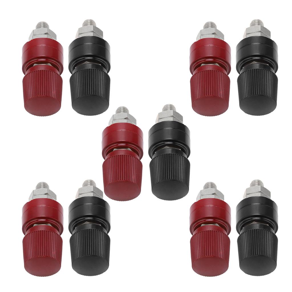 5 комплектов клемм M8 для присоединения, инженерный пластиковый никелированный латунный инверторный терминал для сварочного оборудования