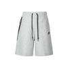 Спортивные шорты Tech Fleece для мужчин, стандартный крой, на шнурке, повседневные, спортивные, темно-серый меланж, черный FB8172-063
